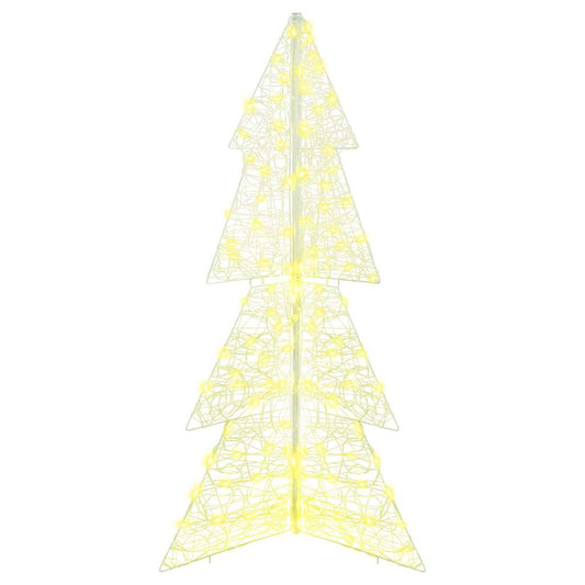 Weihnachtsbaum mit 160 LEDs Warmes Weiß 150 cm Acryl