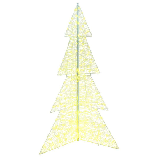 Weihnachtsbaum mit 240 LEDs Warmes Weiß 180 cm Acryl