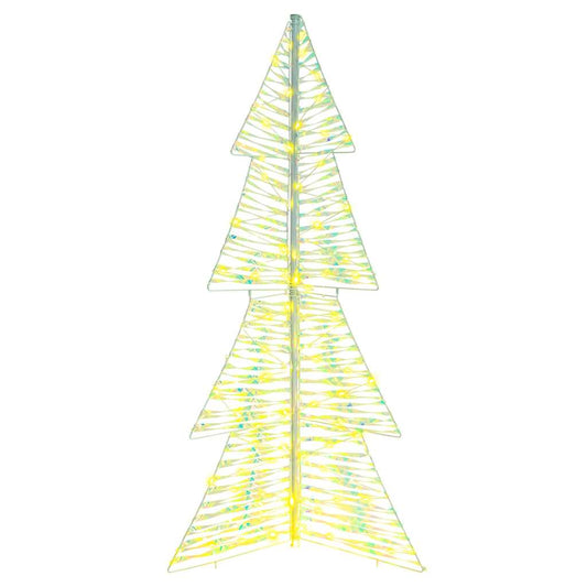 Weihnachtsbaum mit 160 LEDs Warmes Weiß 150 cm Haustier