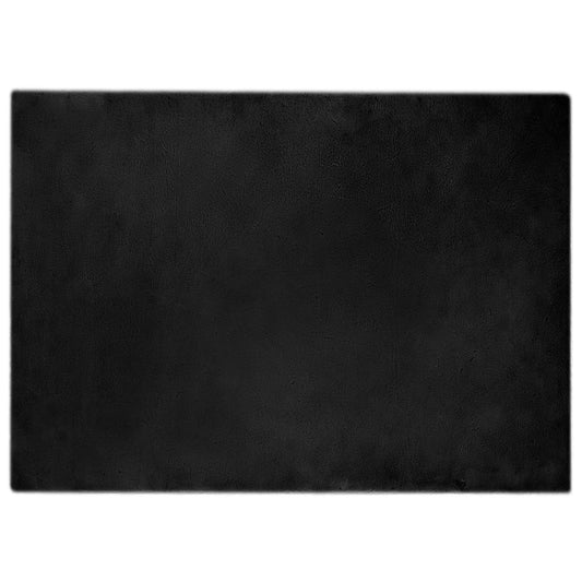 Kunstfell Hasen Teppich Olite Schwarz 240 x 340 cm Polyester