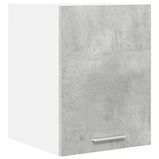 Hängeschrank mit Regal Riga Betongrau und Weiß 30 x 31 x 40 cm