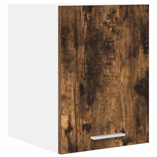 Hängeschrank Riga Geräucherte Eiche und Weiß 30 x 31 x 40 cm