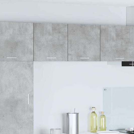 Hängeschrank Riga 2 pcs Betongrau und Weiß 40 x 31 x 40 cm