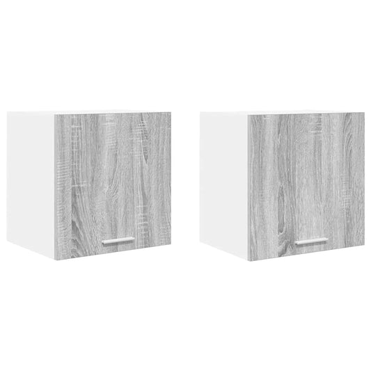 Hängeschrank Riga 2 pcs Grau Sonoma und Weiß 40 x 31 x 40 cm
