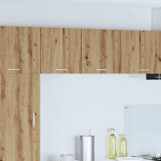 Hängeschrank Riga 2 pcs Artisan-Eiche und Weiß 40 x 31 x 40 cm