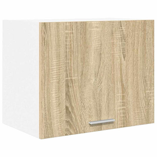 Hängeschrank mit Tür Riga Sonoma-Eiche und Weiß 50 x 31 x 40 cm