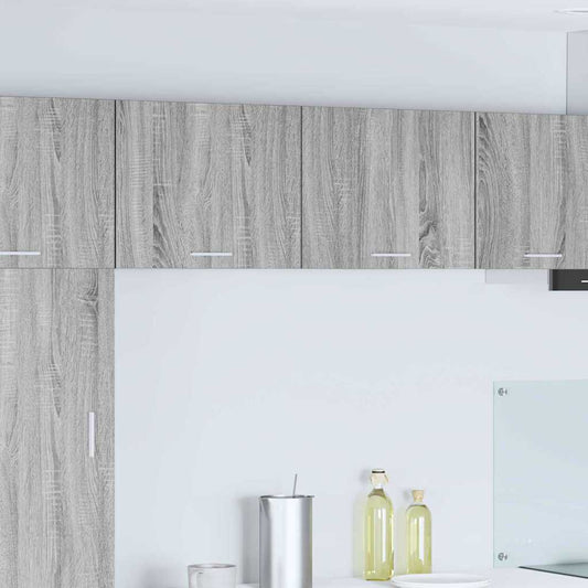 Hängeschrank Riga 2 pcs Grau Sonoma und Weiß 50 x 31 x 40 cm