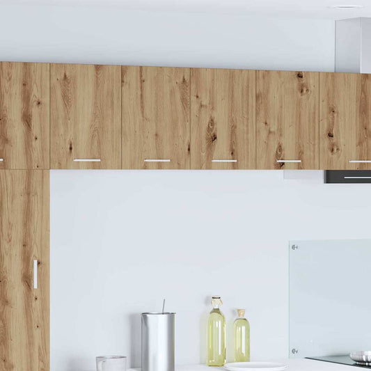 Hängeschrank Riga 2 pcs Artisan-Eiche und Weiß 60 x 31 x 40 cm