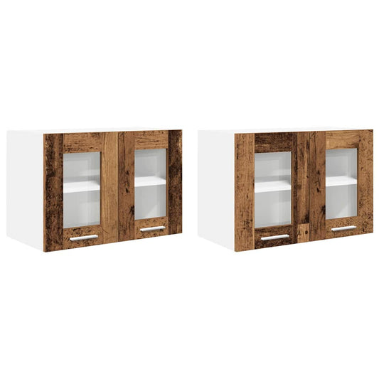 Hängeschrank Riga 2 pcs Altholz 60 x 31 x 40 cm Holzwerkstoff