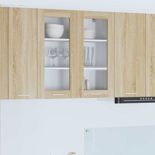 Hängeschrank Riga Sonoma-Eiche 80 x 31 x 80 cm Holzwerkstoff