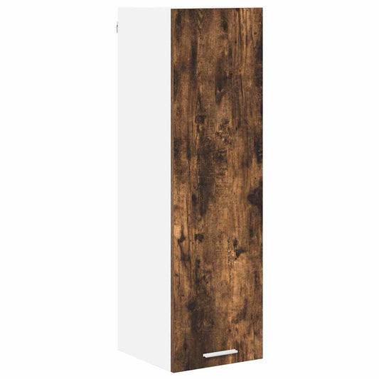 Hängeschrank mit Regal Riga Geräucherte Eiche 30 x 31 x 100 cm