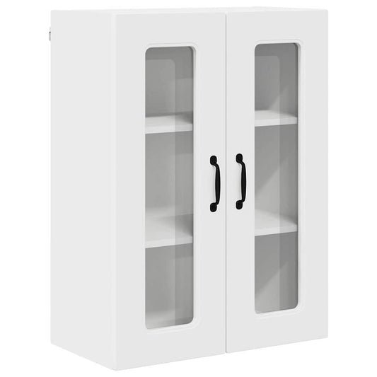 Küchenschrank mit Regal Weiß 60 x 31 x 80 cm Holzwerkstoff