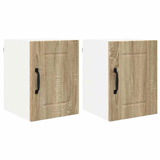Küchenschrank 2 pcs Sonoma-Eiche 30 x 31 x 40 cm Holzwerkstoff