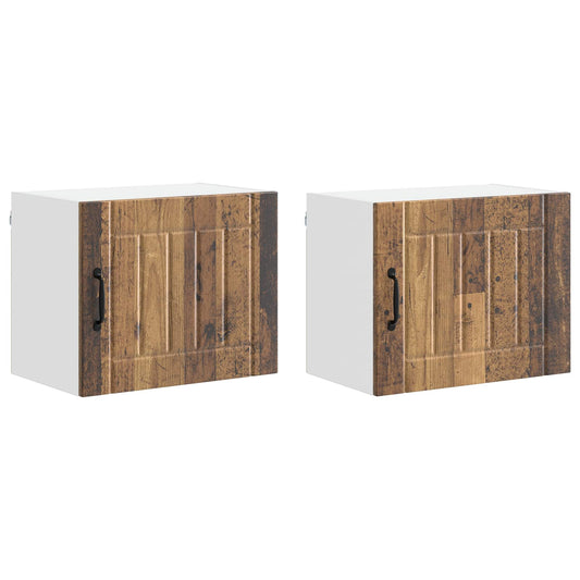 Küchenschrank 2 pcs Altholz 50 x 31 x 40 cm Holzwerkstoff