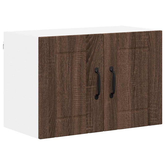Küchenwandschrank mit Tür Braun Eichen-Optik 60 x 31 x 40 cm