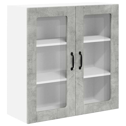 Küchenschrank Beton Grau 80 x 31 x 80 cm Holzwerkstoff