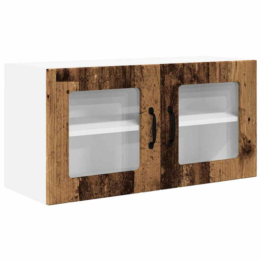Küchenschrank mit Regal Altholz 80 x 31 x 40 cm Holzwerkstoff