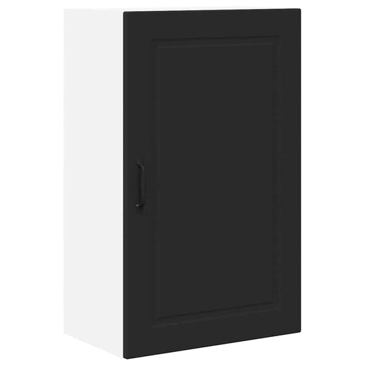 Küchenschrank mit Regal Schwarz 50 x 31 x 80 cm Holzwerkstoff