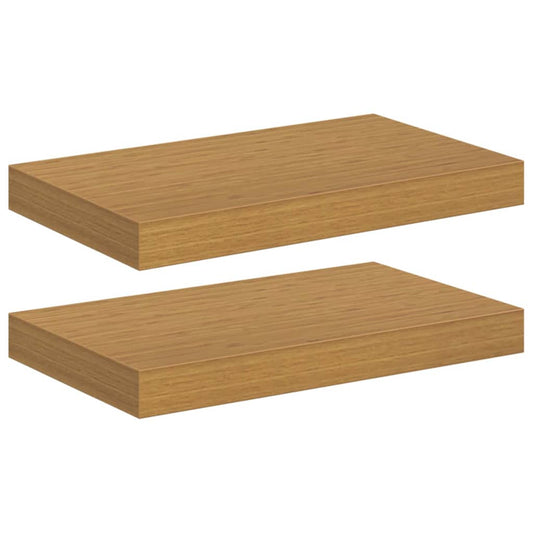 Wandregal 2 pcs Beige 40 x 23,5 x 4 cm Holzwerkstoff