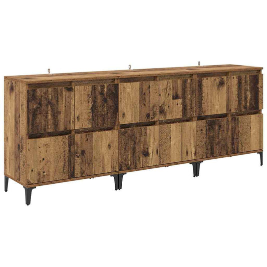 Sideboards 3 pcs Altholz 60 x 35 x 70 cm Holzwerkstoff