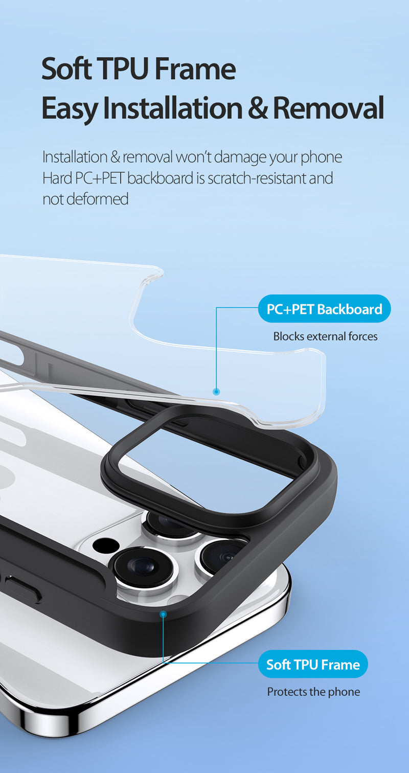 iPhone 16 Pro Magnetische Flip Lederhülle