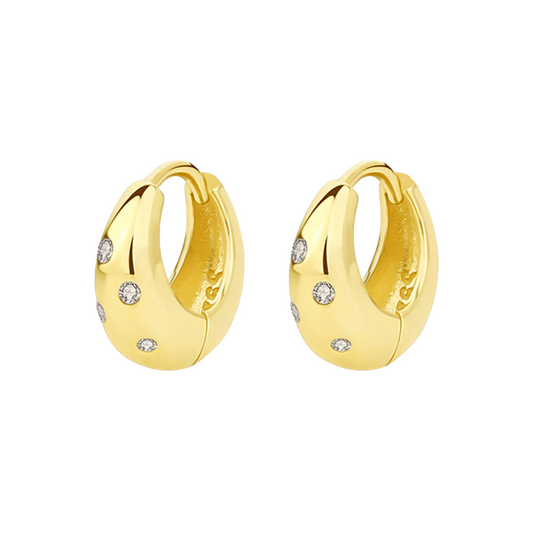 AIMEE HUGGIE HOOPS 1,2CM - Shopgalaxy