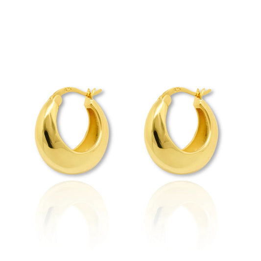 ANNA CHUNKY HOOPS 1,2CM - Shopgalaxy