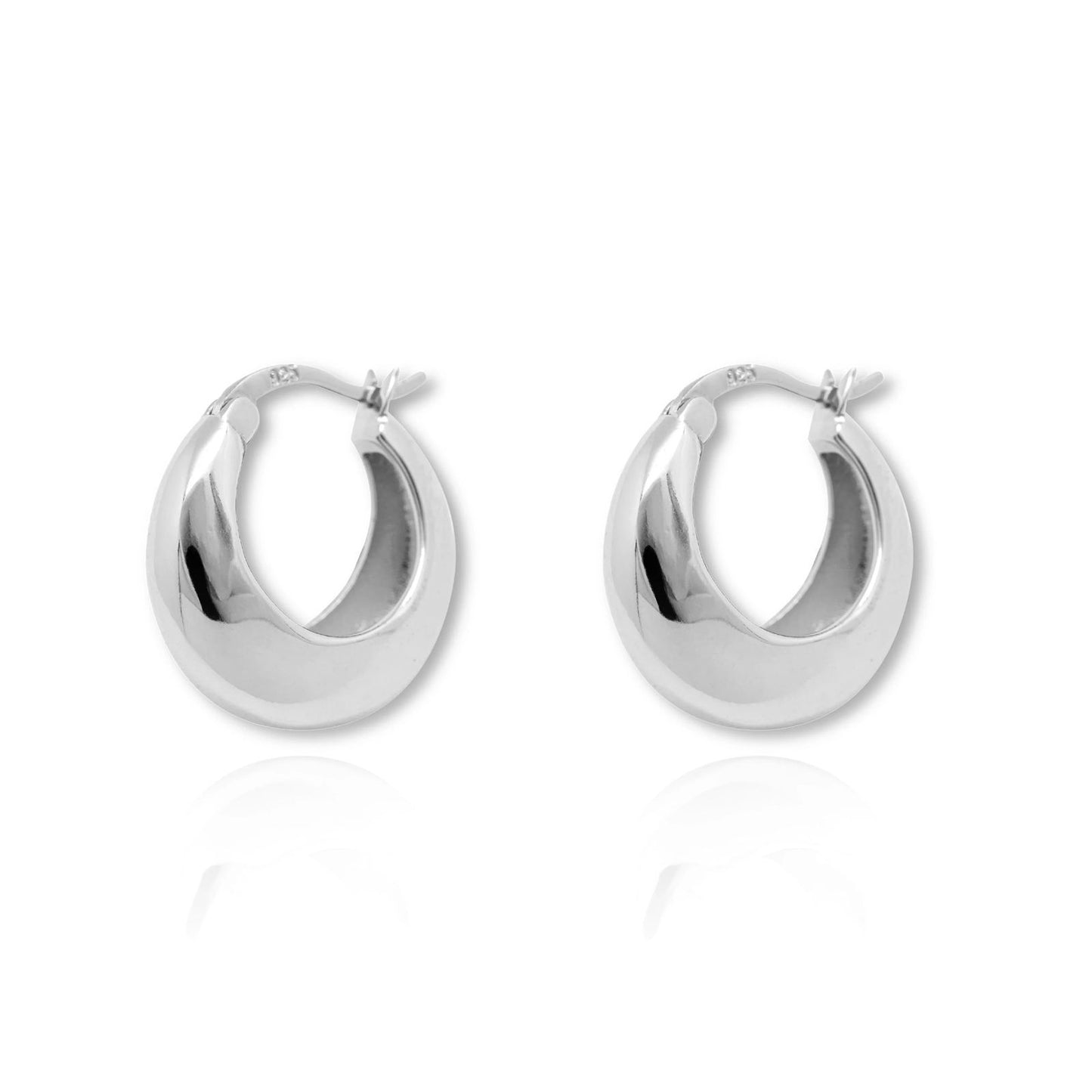 ANNA CHUNKY HOOPS 1,2CM - Shopgalaxy