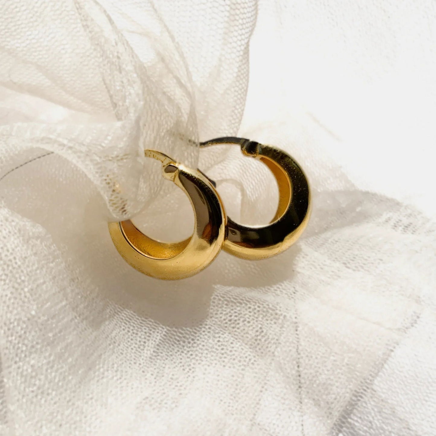 ANNA CHUNKY HOOPS 1,2CM - Shopgalaxy