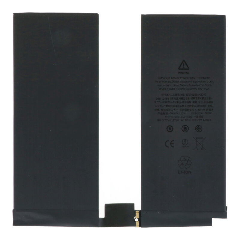 iPad Pro 12.9" 9720mAh Akku mit Klebefolie (2018, 3. Generation)