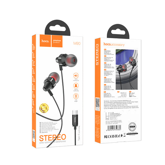 HOCO M90 Delight – Kabelgebundene Type-C In-Ear-Kopfhörer