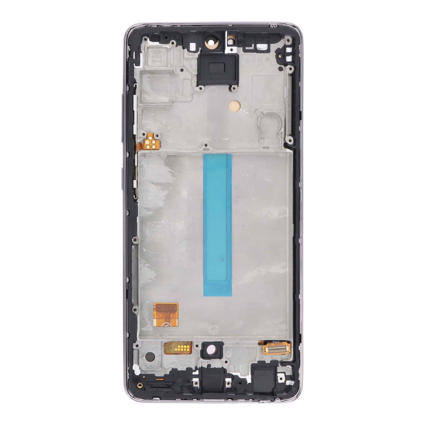 Kleines Display Ersatzbildschirm mit Rahmen für Samsung Galaxy A52 / A52 5G / A52s 5G OLED Schwarz