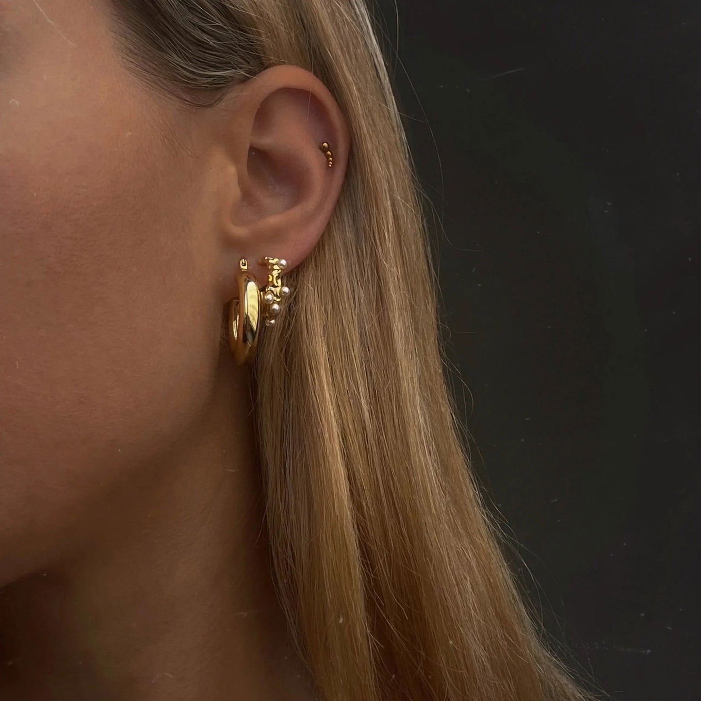 BLAIR CHUNKY HOOPS 2,5CM - Shopgalaxy