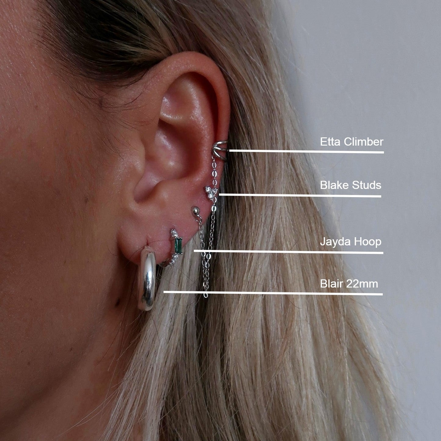 BLAKE STUDS - MULTIPLE COLORS - Shopgalaxy.ch