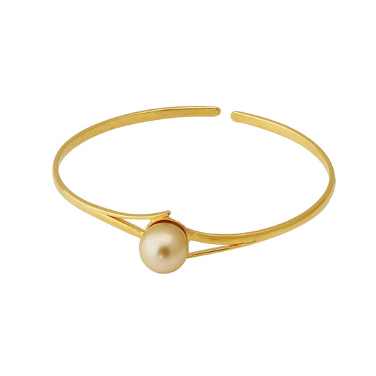 South Sea Golden Pearl 10.5-11.5 mm Adjustable Bracelet in Silver-1