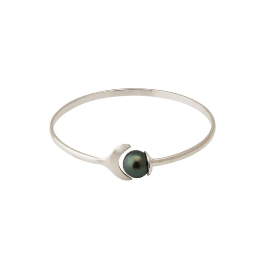 Tahitian Pearl 10.5-11.5 mm Adjustable Moon Bracelet-1