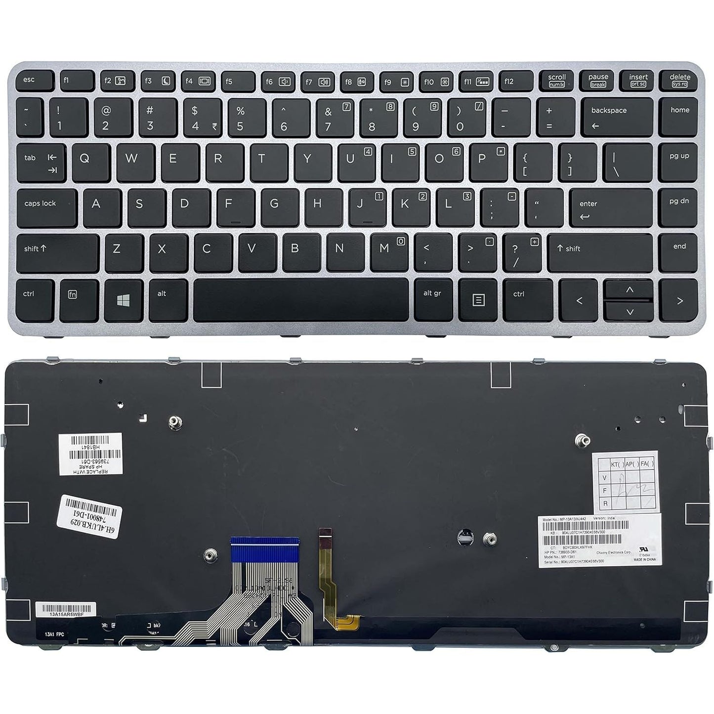 Backlit Keyboard für EliteBook 1040 G1 MP-13A EN/UK - Shopgalaxy