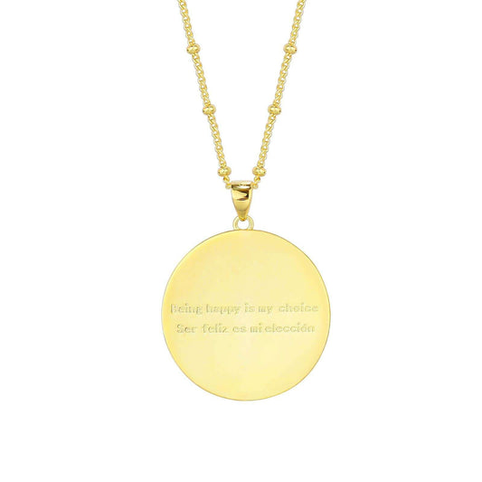 Being happy is my choice necklace - Shopgalaxy.ch
