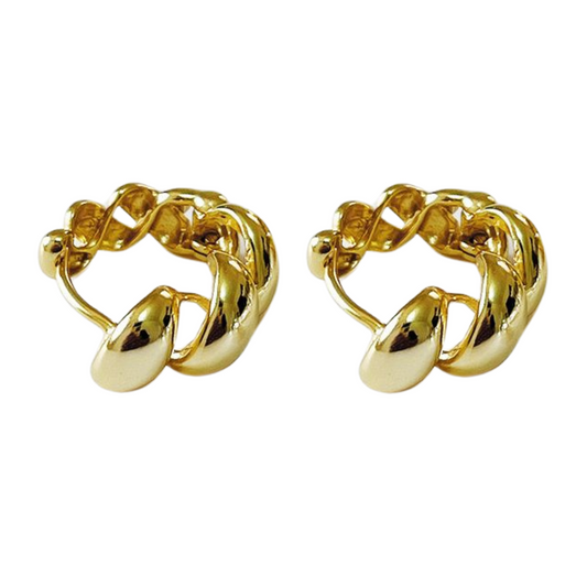 CHUNKY CROISSANT HOOPS 2CM - Shopgalaxy.ch