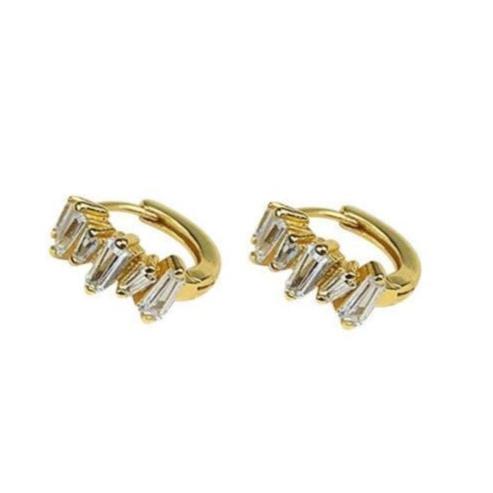 ELODIE HUGGIE HOOPS 1CM - Shopgalaxy.ch