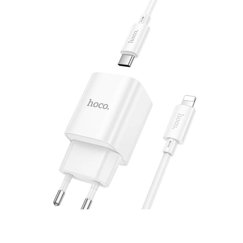 Fast Charger 30W inkl kable C149A Charm PD30W+QC3.0 charger set(C to iP)(EU) - Shopgalaxy