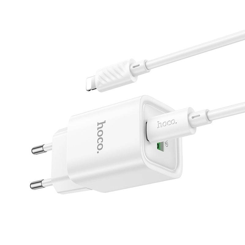 Fast Charger 30W inkl kable C149A Charm PD30W+QC3.0 charger set(C to iP)(EU) - Shopgalaxy