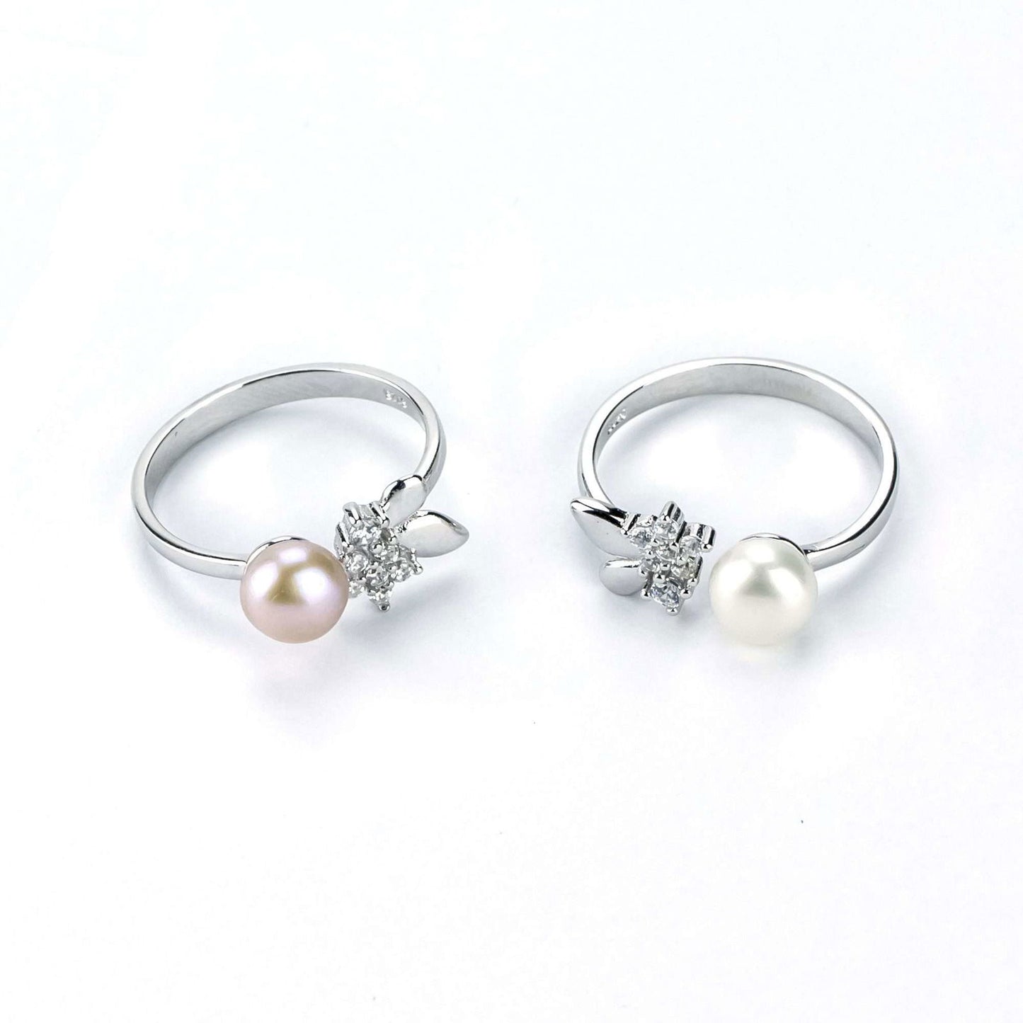 Freshwater Button Shape Purple Pearls Dalkeith Ring 6 mm AAAA - Shopgalaxy