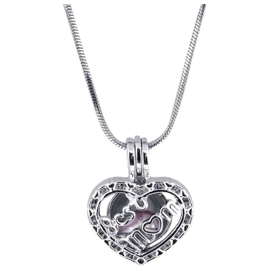 Freshwater White Pearl Walkerville Caged Pendant 8-9 mm AAA - Shopgalaxy.ch
