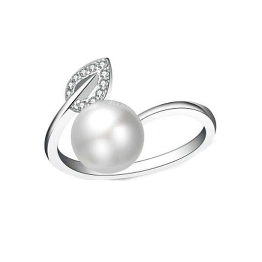 Freshwater White Pearls Yamba Rings 9-10 mm AAA - Shopgalaxy.ch