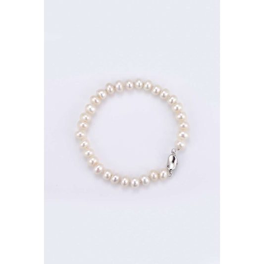 Georgian Jewellery Set 8 - 9 mm AAAA White Freshwater Pearls with 17' Strand - Shopgalaxy