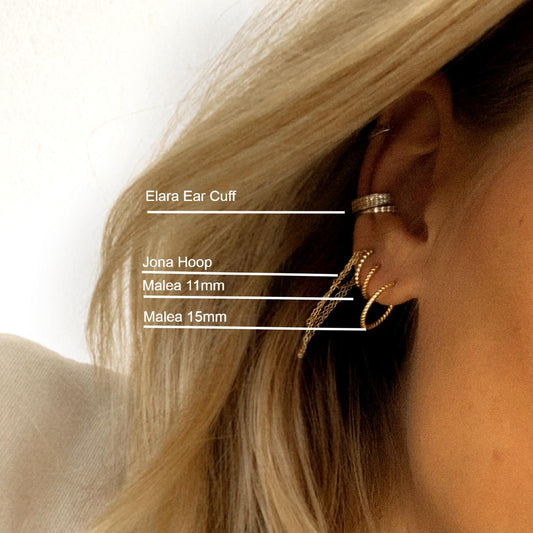 JONA HOOPS 1CM - Shopgalaxy.ch