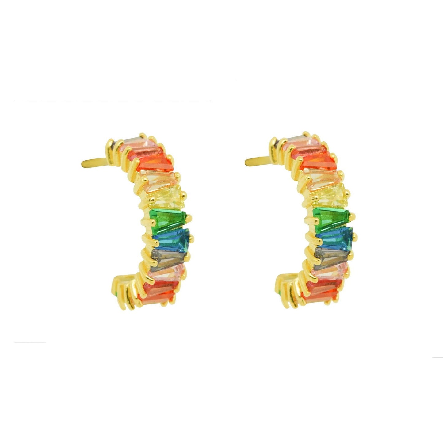 KYLIE RAINBOW HOOPS 1.4CM - Shopgalaxy.ch