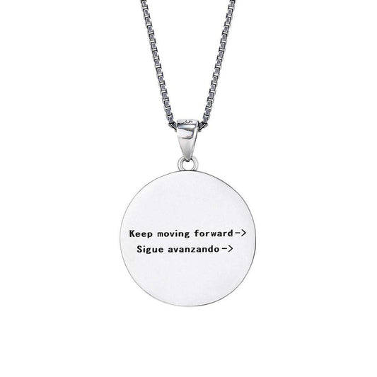 Keep moving forward Necklace - Shopgalaxy.ch