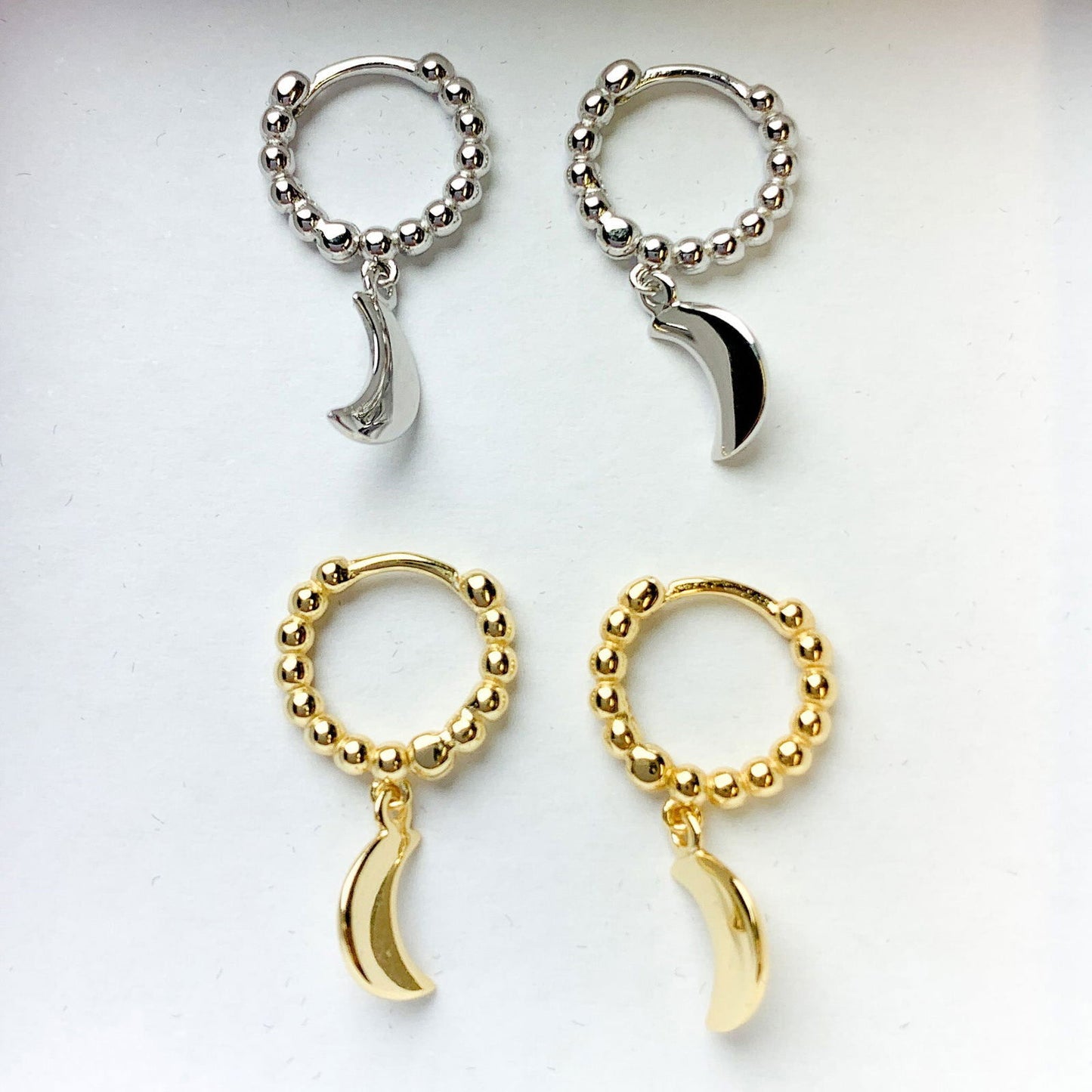 LUNA HOOPS 1CM - Shopgalaxy.ch